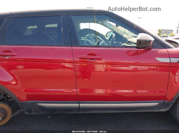 SALVP2RX2JH314760 2018 LAND ROVER RANGE ROVER EVOQUE Red Vista interior de 360 grados