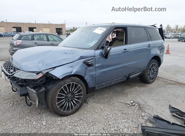 SALWG2SU1MA768628 2021 LAND ROVER RANGE ROVER SPORT Blue Передня ліва чверть