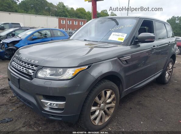SALWR2FV1HA132181 2017 LAND ROVER RANGE ROVER SPORT Gray Առջևի ձախ երեք քառորդ տեսարան