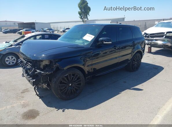 SALWR2RU7KA864325 2019 LAND ROVER RANGE ROVER SPORT Black Առջևի ձախ երեք քառորդ տեսարան