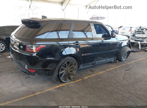 SALWR2RV1JA809621 2018 LAND ROVER RANGE ROVER SPORT Black უკანა მარჯვენა