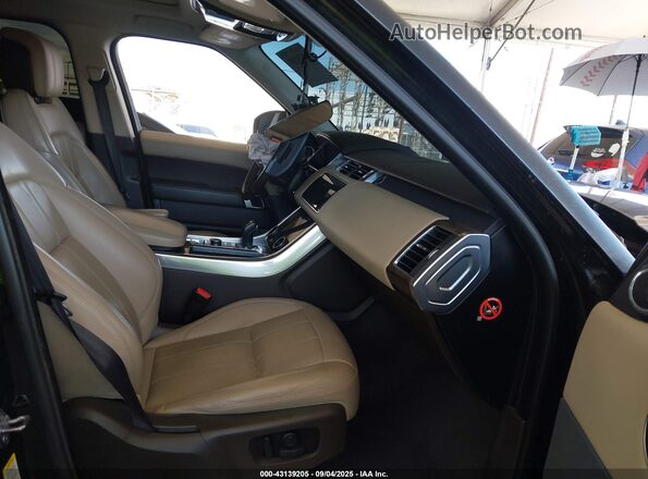 SALWR2RV1JA809621 2018 LAND ROVER RANGE ROVER SPORT Black წინა სალონის ხედი