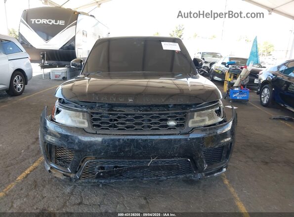 SALWR2RV1JA809621 2018 LAND ROVER RANGE ROVER SPORT Black ხელსაწყოთა პანელის ხედი