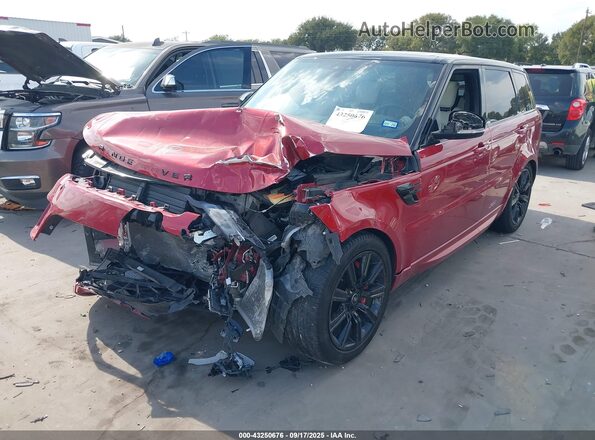 SALWR2SE4NA241574 2022 LAND ROVER RANGE ROVER SPORT Красный Передняя левая четверть