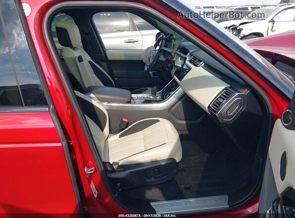 SALWR2SE4NA241574 2022 LAND ROVER RANGE ROVER SPORT Красный Вид салона спереди