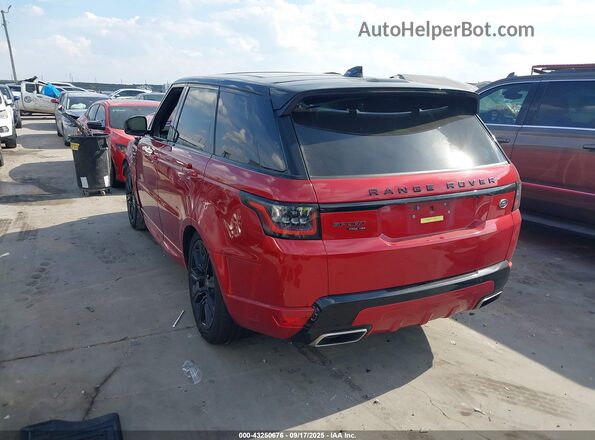 SALWR2SE4NA241574 2022 LAND ROVER RANGE ROVER SPORT Красный Задняя левая четверть