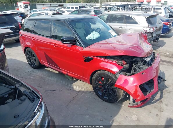 SALWR2SE4NA241574 2022 LAND ROVER RANGE ROVER SPORT Красный Панорамный вид салона 360°