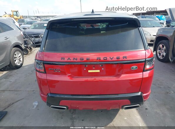 SALWR2SE4NA241574 2022 LAND ROVER RANGE ROVER SPORT Красный 
