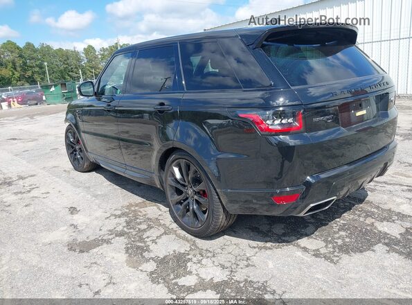 SALWS2RU6NA235664 2022 LAND ROVER RANGE ROVER SPORT Black Trasero izquierdo