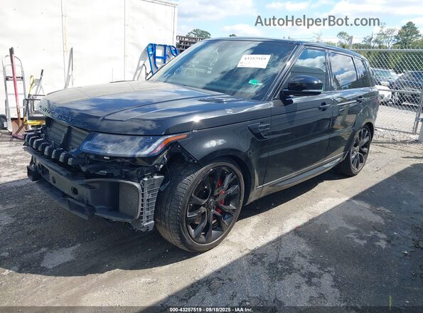 SALWS2RU6NA235664 2022 LAND ROVER RANGE ROVER SPORT Black Vista tres cuartos delantera izquierda