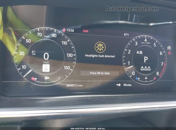 SALWS2RU6NA235664 2022 LAND ROVER RANGE ROVER SPORT Black Vista de los asientos traseros