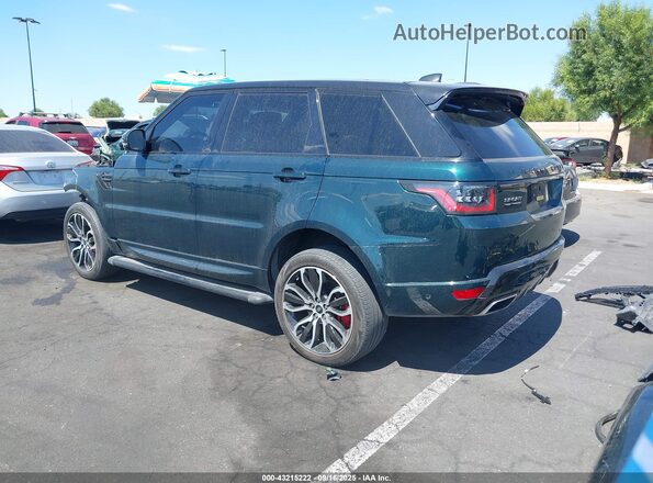 SALWV4RY4MA771386 2021 LAND ROVER RANGE ROVER SPORT Green Задня ліва чверть