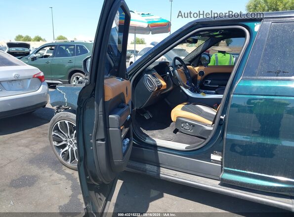 SALWV4RY4MA771386 2021 LAND ROVER RANGE ROVER SPORT Green Вид салону спереду