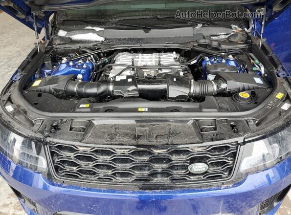 SALWZ2RE0NA230710 2022 LAND ROVER RANGE Blue Engine compartment view