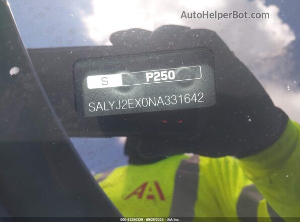 SALYJ2EX0NA331642 2022 LAND ROVER RANGE ROVER VELAR White Вид підкапотного простору