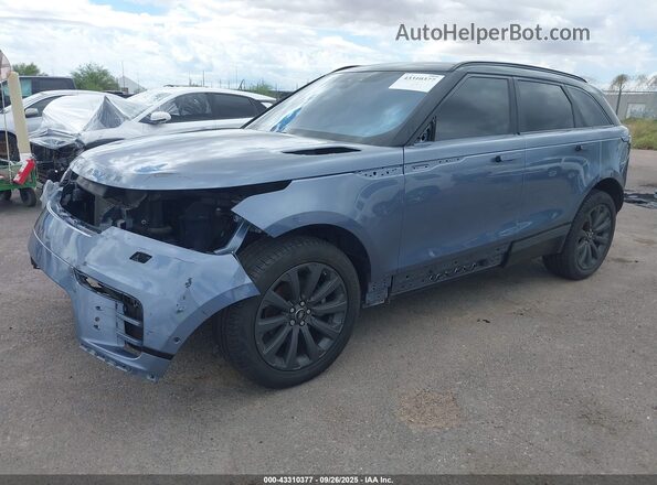 SALYL2EX5KA213074 2019 LAND ROVER RANGE ROVER VELAR Blue Vista tres cuartos delantera izquierda