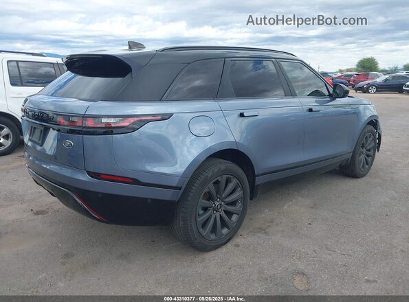 SALYL2EX5KA213074 2019 LAND ROVER RANGE ROVER VELAR Blue Trasero derecho