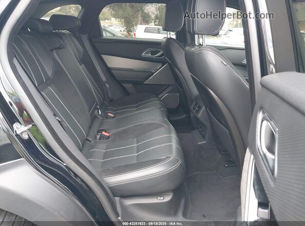 SALYL2RV6JA713199 2018 LAND ROVER RANGE ROVER VELAR Black Widok naklejki z numerem VIN