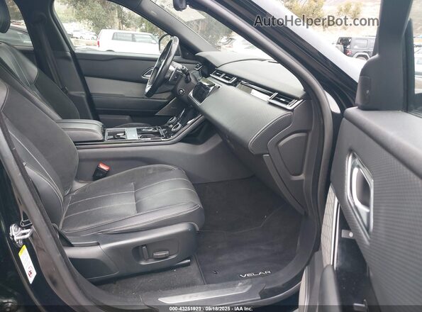 SALYL2RV6JA713199 2018 LAND ROVER RANGE ROVER VELAR Black Widok wnętrza z przodu