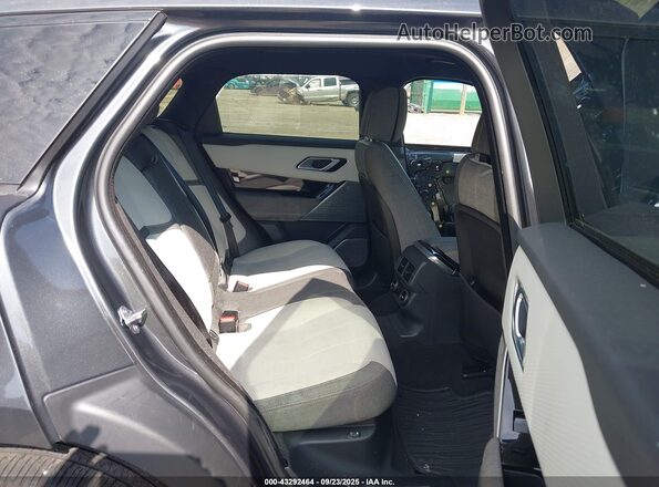 SALYM2RV3JA733665 2018 LAND ROVER RANGE ROVER VELAR Gray Vista de la etiqueta del VIN