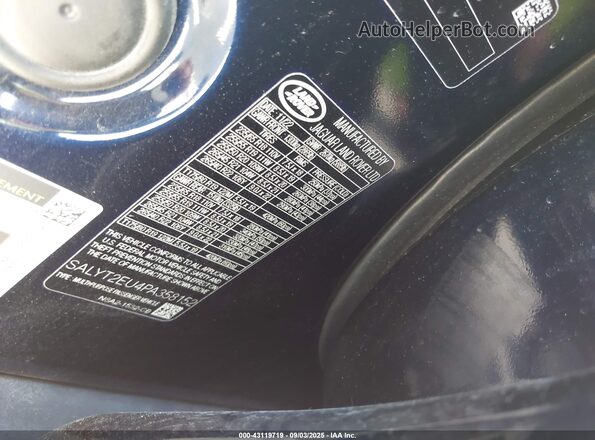 SALYT2EU4PA358152 2023 LAND ROVER RANGE ROVER VELAR Blue Շարժիչի բաժամունքի տեսք