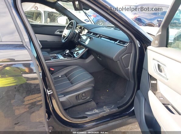 SALYT2EX6NA336435 2022 LAND ROVER RANGE ROVER VELAR Черный Вид салона спереди