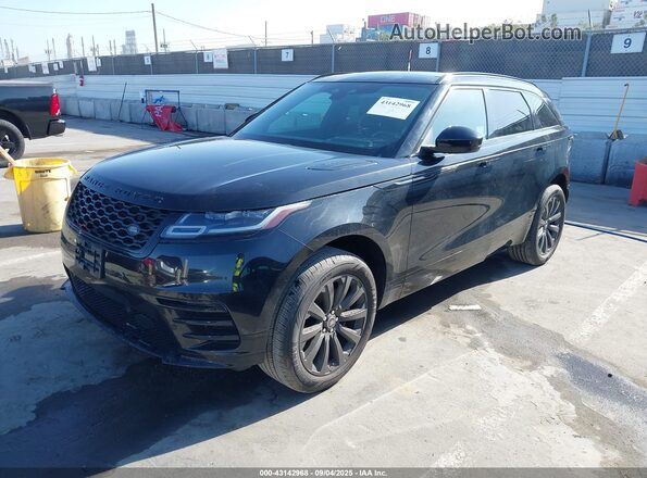 SALYT2EX9NA333884 2022 LAND ROVER RANGE ROVER VELAR Черный Передняя левая четверть