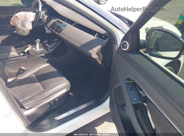 SALZL2GX0LH027078 2020 LAND ROVER RANGE ROVER EVOQUE White Вид салону спереду