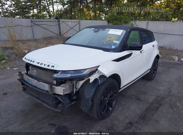 SALZP2FX1MH131828 2021 LAND ROVER RANGE ROVER EVOQUE White Vista tres cuartos delantera izquierda