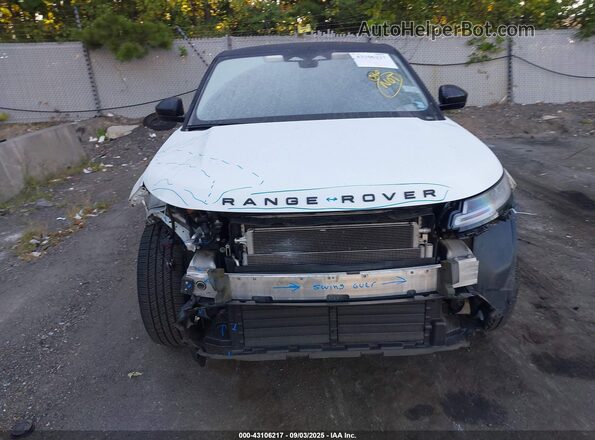 SALZP2FX1MH131828 2021 LAND ROVER RANGE ROVER EVOQUE White Vista interior trasera