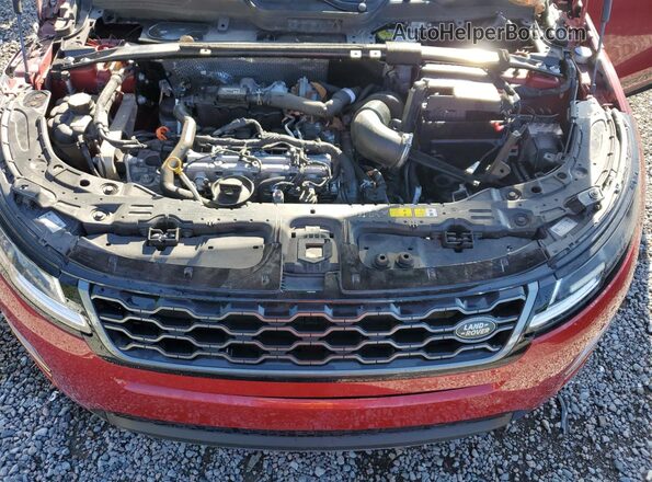 SALZT2GX9LH058149 2020 LAND ROVER RANGE Red VIN sticker view
