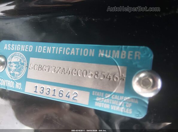 SCBGT3ZA4GC058546 2016 BENTLEY OTHER Black Widok komory silnika