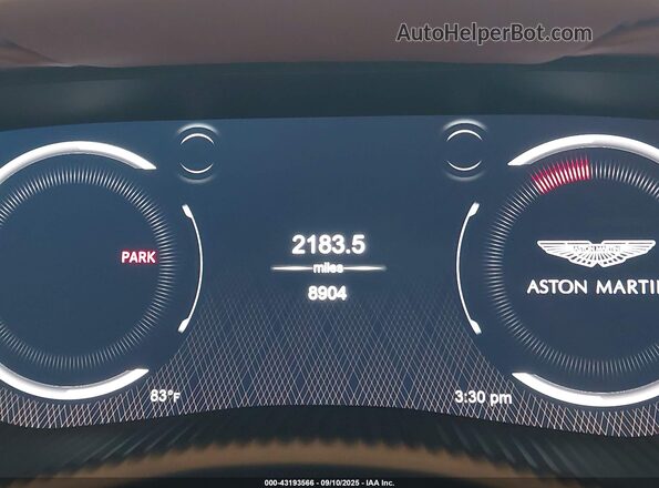 SCFVUJAW8MTV03560 2021 ASTON MARTIN DBX Серый 