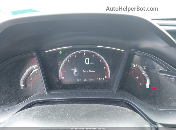 SHHFK7G41LU214165 2020 HONDA CIVIC Light Blue Rear seats view
