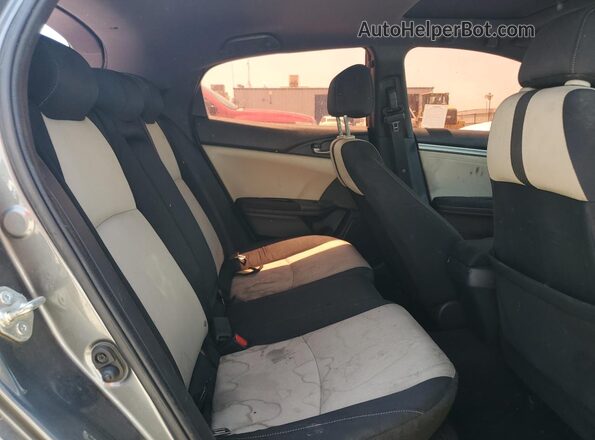 SHHFK7H61KU410833 2019 HONDA CIVIC Gray Вид задніх сидінь