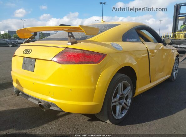 TRUC5AFV1H1021152 2017 AUDI TT Желтый Задняя правая четверть