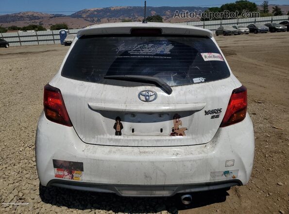 VNKKTUD33GA070356 2016 TOYOTA YARIS Белый Вид сзади