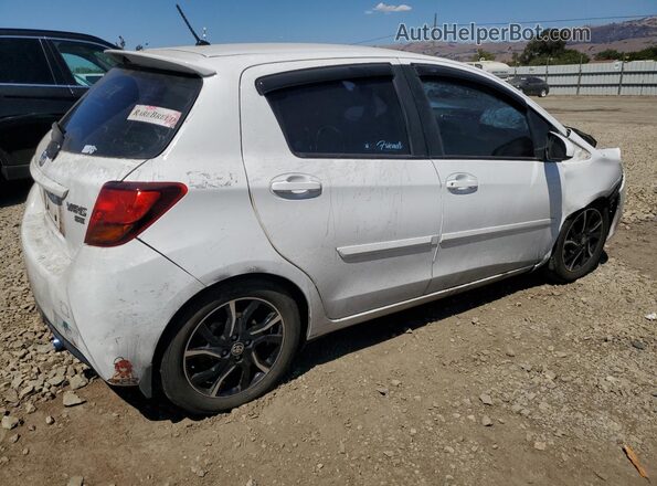 VNKKTUD33GA070356 2016 TOYOTA YARIS Белый Задняя правая четверть