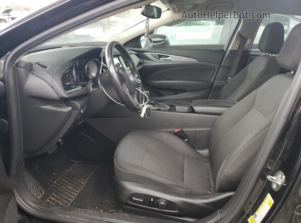 W04GL6SX1J1111116 2018 BUICK REGAL Black წინა სალონის ხედი
