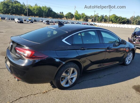 W04GL6SX1J1111116 2018 BUICK REGAL Black უკანა მარჯვენა
