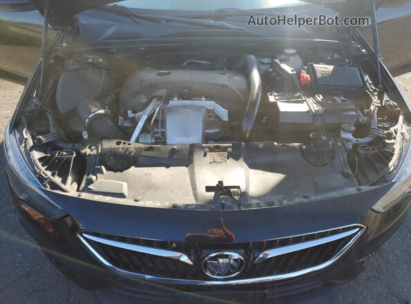 W04GL6SX1J1111116 2018 BUICK REGAL Black უკანა სალონის ხედი