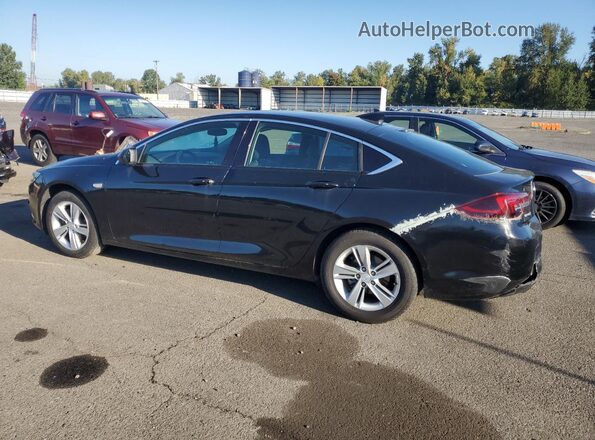 W04GL6SX1J1111116 2018 BUICK REGAL Black უკანა მარცხენა