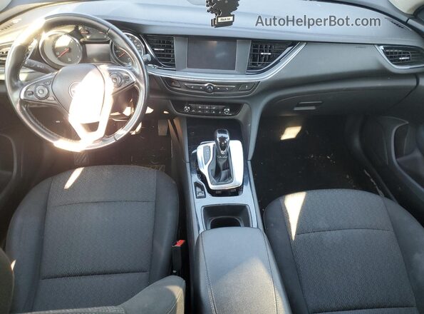 W04GL6SX1J1111116 2018 BUICK REGAL Black წინა პანელის ხედი