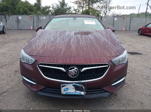 W04GL6SX5J1073017 2018 BUICK REGAL Burgundy Սարքավորումների վահանակի տեսք