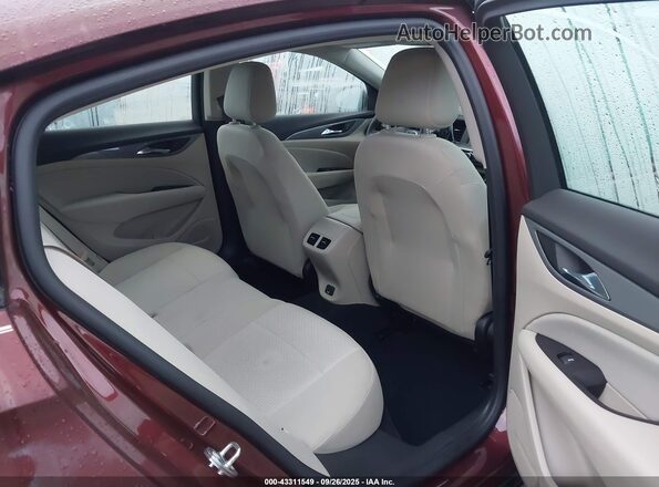 W04GL6SX5J1073017 2018 BUICK REGAL Burgundy VIN կոդի պիտակի տեսք