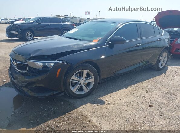 W04GL6SX9L1009632 2020 BUICK REGAL Black Առջևի ձախ երեք քառորդ տեսարան