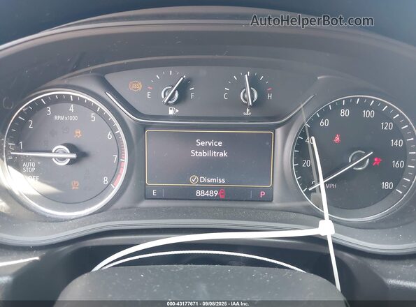 W04GL6SX9L1009632 2020 BUICK REGAL Black Հետևի նստատեղերի տեսք