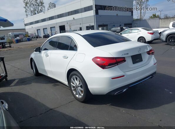 W1K3G4EB0LJ209186 2020 MERCEDES-BENZ A White 
