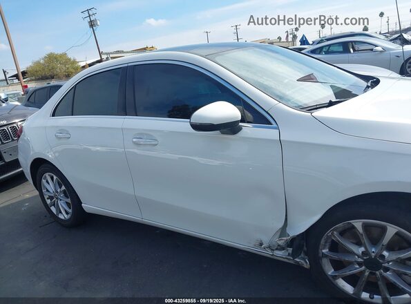 W1K3G4EB0LJ209186 2020 MERCEDES-BENZ A White 