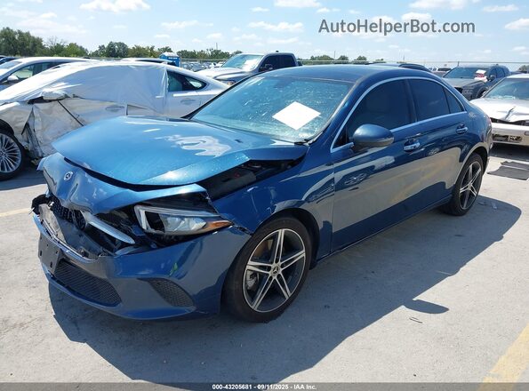 W1K3G4EB0NJ365120 2022 MERCEDES-BENZ A Blue Front left